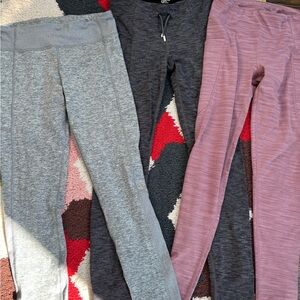 Set of 3 Athleta girls Leggings Sz xl/xxl 14/16